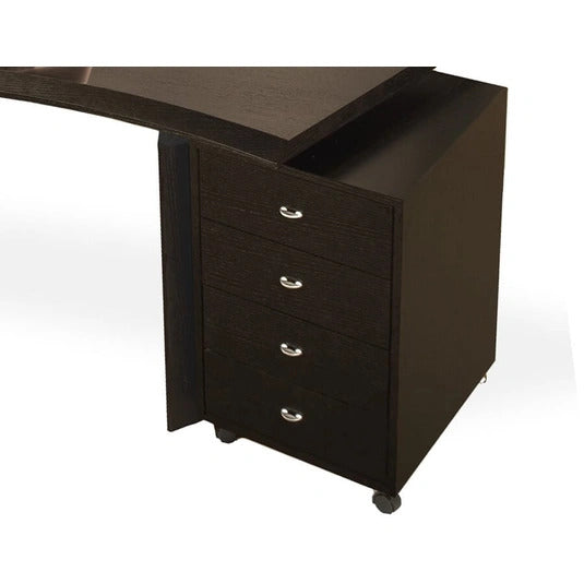 Sharelle Furnishings Bali Curved Desk - Wenge or White Lacquer
