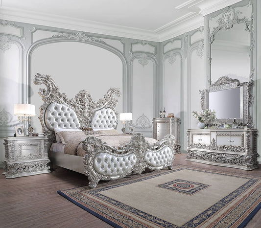Valkyrie Antique Platinum Bedroom Collection by Acme Furniture