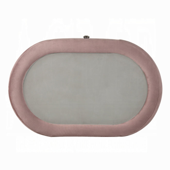 Salonia Pink Velvet Nightstand BD01184