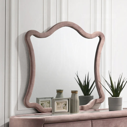 Salonia Pink Velvet Mirror BD01185