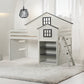 Ratana Gray & White Loft Bed BD02052