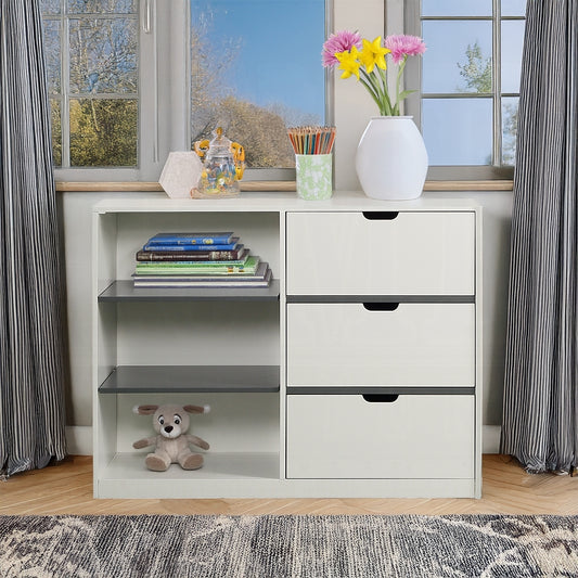 Ratana Gray & White Cabinet BD02054