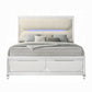 Tarian Boucle Bed & Pearl White Case Goods
