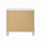 Tarian Boucle Bed & Pearl White Case Goods