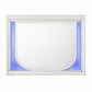 Tarian Boucle Bed & Pearl White Case Goods