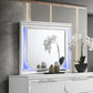 Tarian Boucle Bed & Pearl White Case Goods