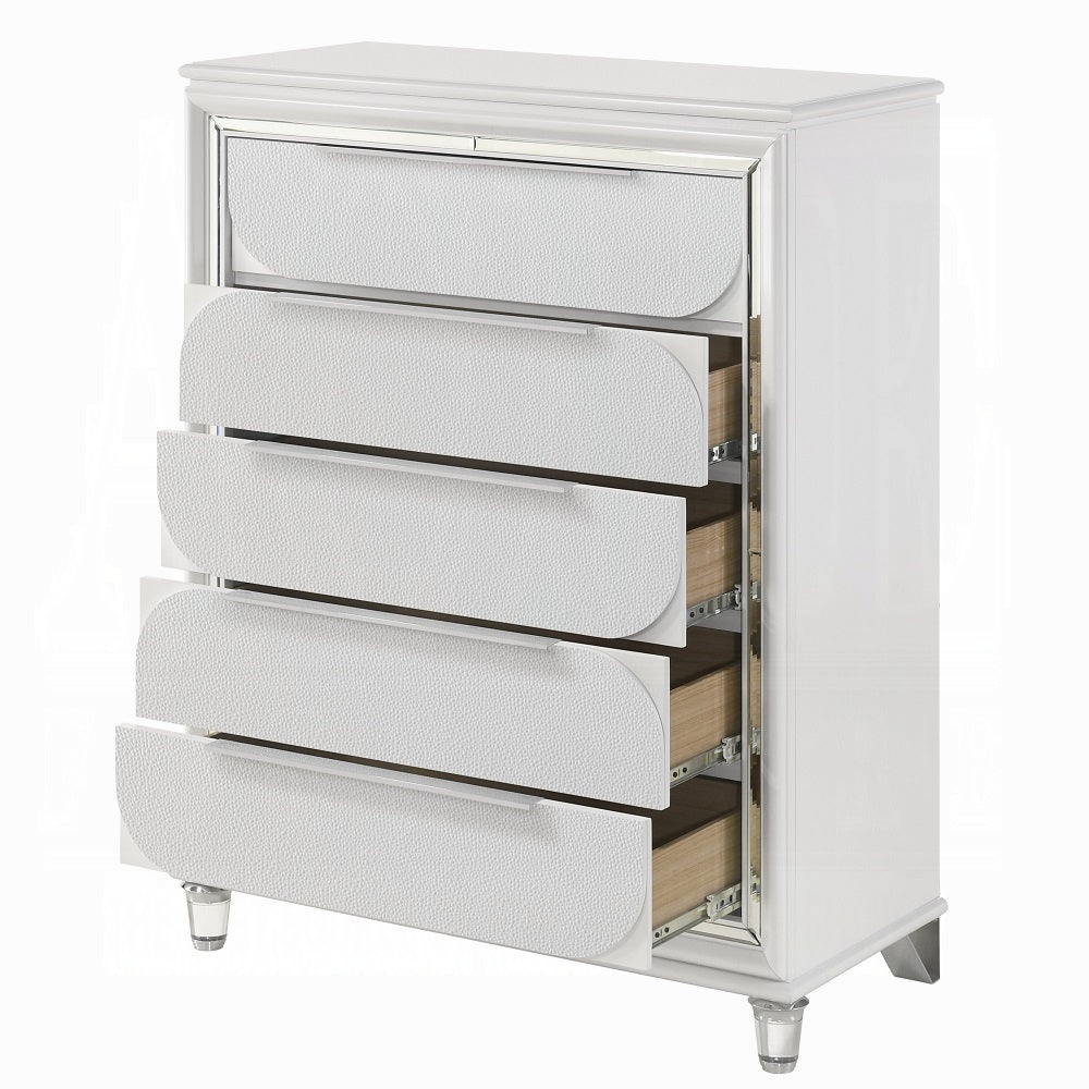 Tarian 5 Drawer White Chest BD02321