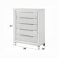 Tarian 5 Drawer White Chest BD02321