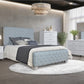 Saree Teal Chenille 4 Pc Bedroom Set by Acme