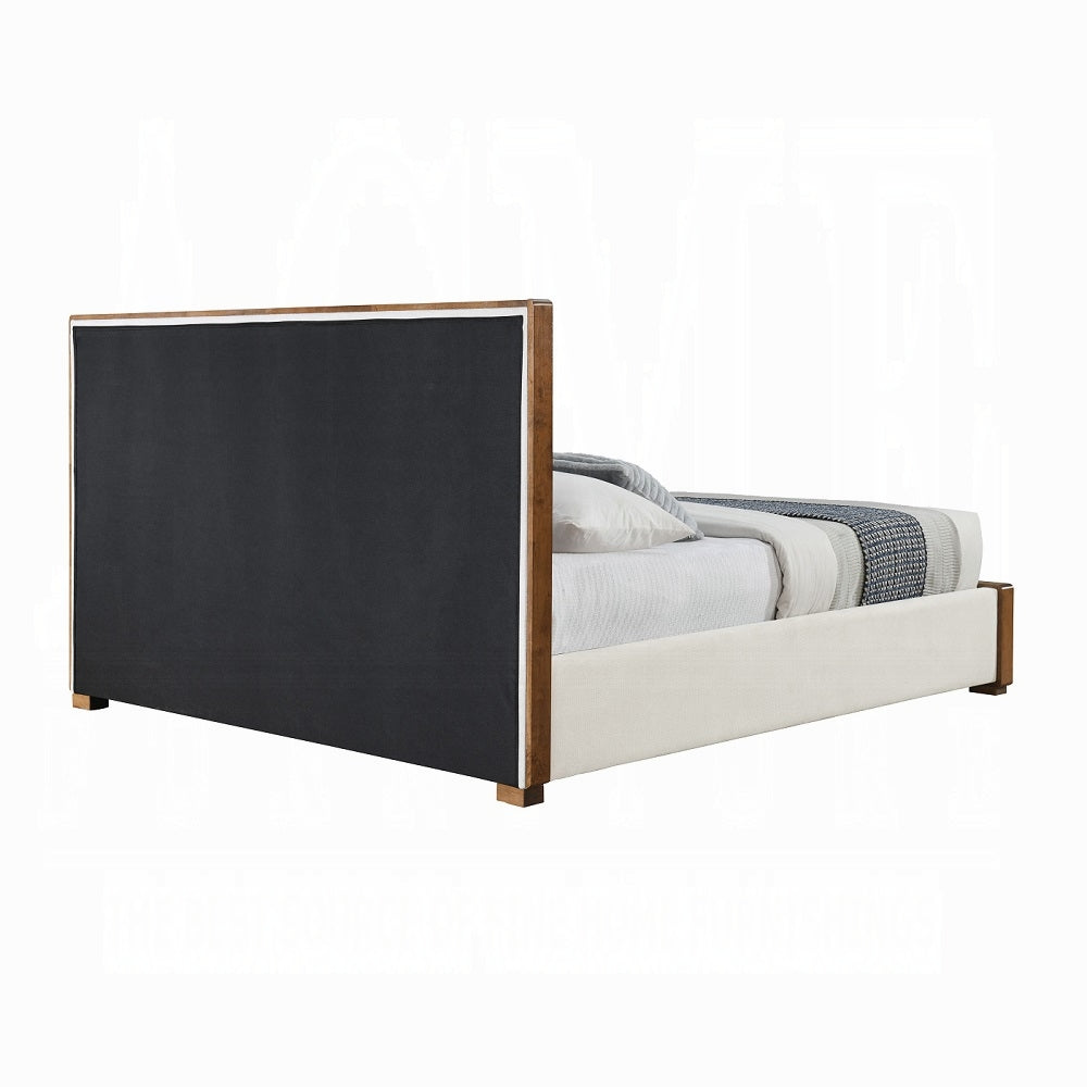 Cama Kaleea BD02468Q de chenilla gris de Acme