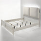 Laveda Gray Boucle Bedroom Set w/LED