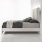 Laveda Gray Boucle Bedroom Set w/LED