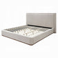 Orane Gray Linen Upholstered Platform Bed