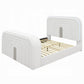 Shelyn Bed w/LED, TV Cabinet, Fireplace & Bluetooth