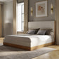 Zoey 4 Pc Acacia Wood Bedroom Set