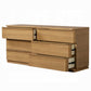 Zoey 4 Pc Acacia Wood Bedroom Set