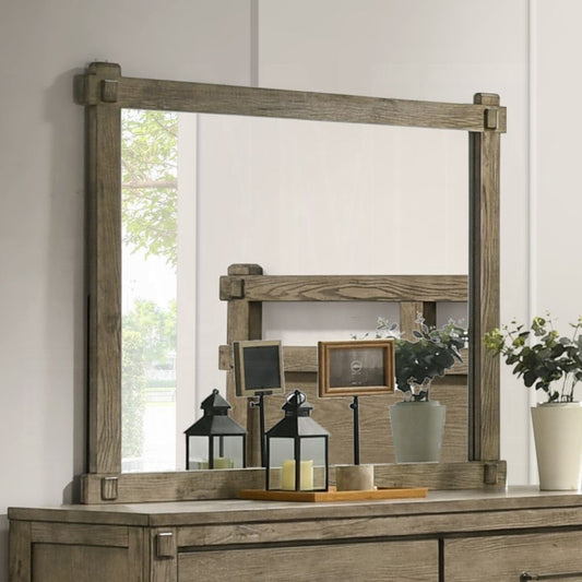 Colton Antique Oak Mirror BD05294