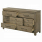 Colton Antique Oak 4 Pc Bedroom Set