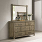 Colton Antique Oak 4 Pc Bedroom Set