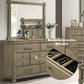Colton Antique Oak 4 Pc Bedroom Set