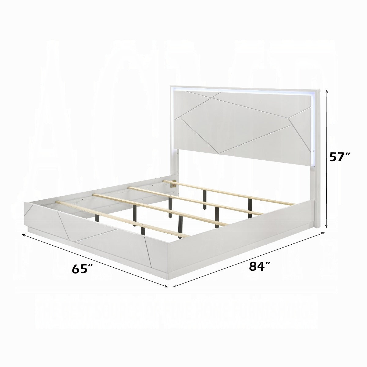 Esther Queen High Gloss Bed BD05882Q