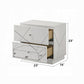 Esther White High Gloss Nightstand BD05883