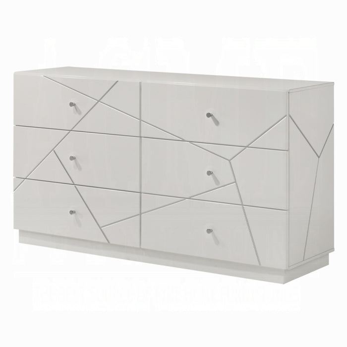 Esther White High Gloss Dresser BD05885 Bradley Home Funishings Esther White High Gloss Dresser BD05885 Bradley Home Funishings