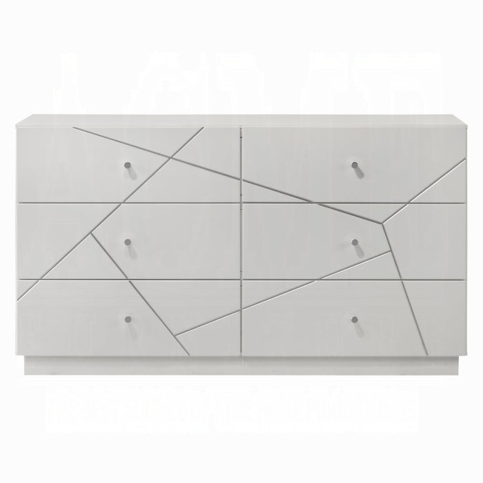 Esther White High Gloss Dresser BD05885