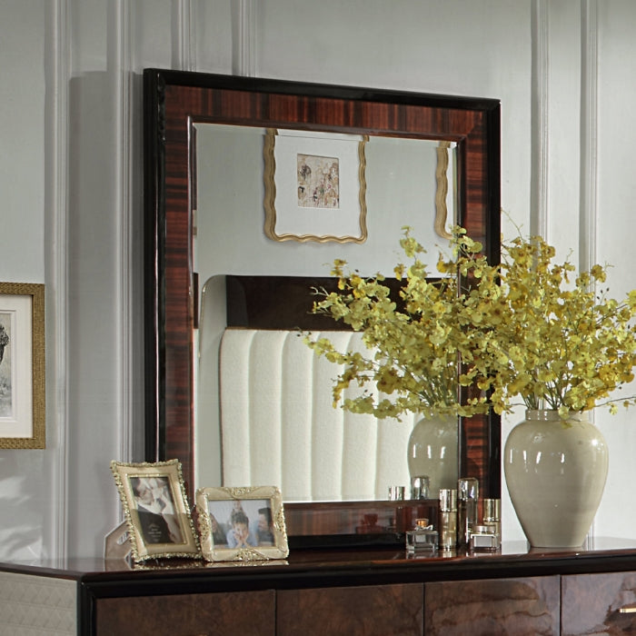 Jamonica Glossy Wood Grain Mirror BD20024