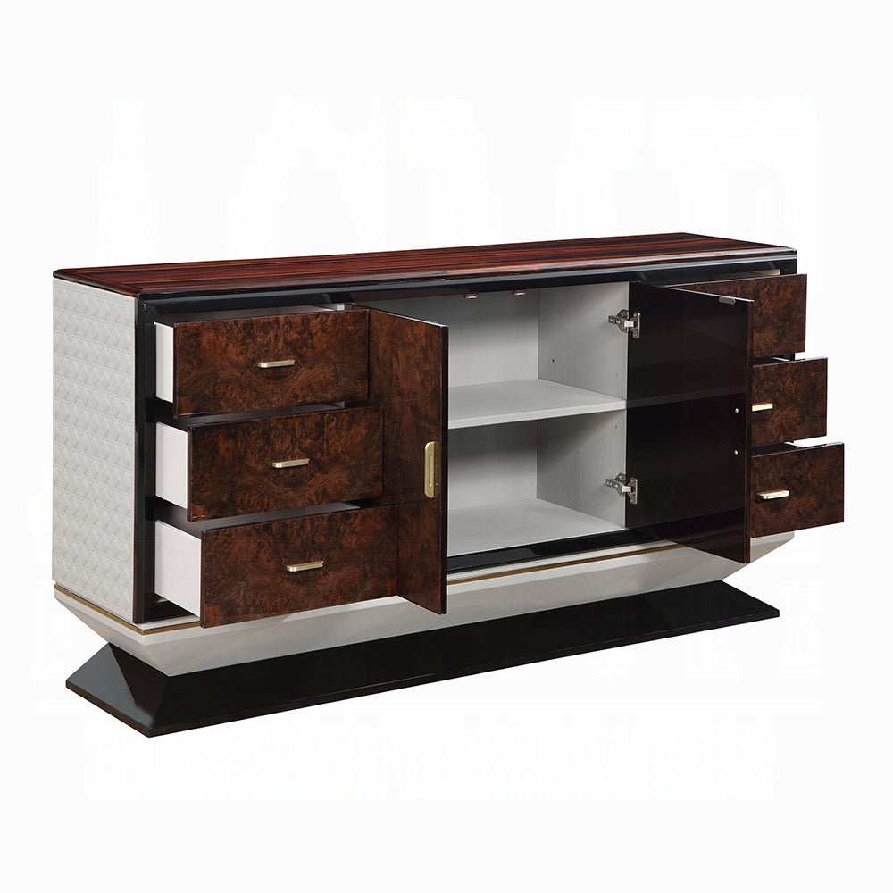 Jamonica Glossy Wood Grain Dresser BD20025