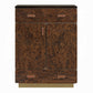 Marcelino Glossy Wood Grain Chest BD20036