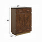 Marcelino Glossy Wood Grain Chest BD20036