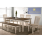 Belle 6 Pc Transitional Dining Collection - Best Master