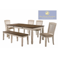 Belle 6 Pc Transitional Dining Collection - Best Master