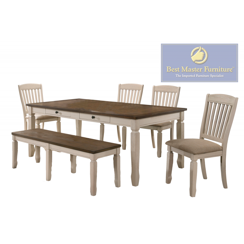 Belle 6 Pc Transitional Dining Collection - Best Master
