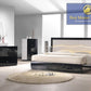 Berlin Bedroom Collection Best Master - Black White Lacquer