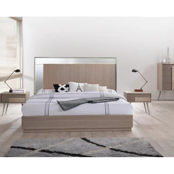 Brazil Taupe Modern Bedroom Collection - Best Master