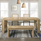 Bristol 6 Pc Driftwood Finish Dining Collection