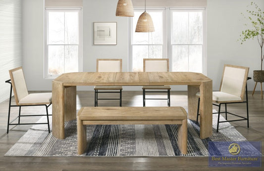 Bristol 6 Pc Driftwood Finish Dining Collection