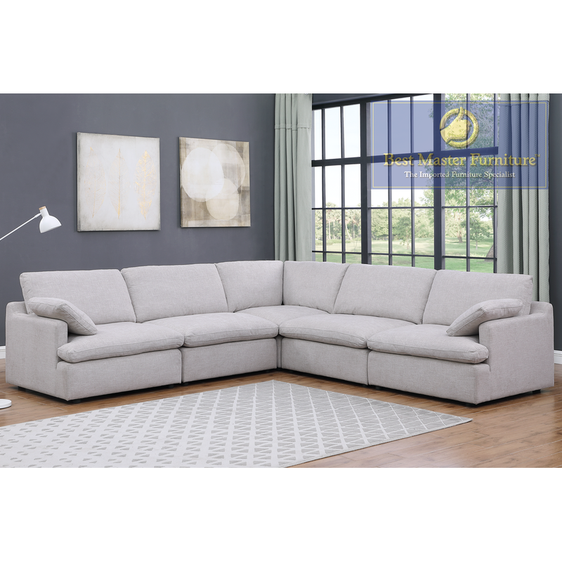 CO20 Beige 5 Pc Modular Sectional