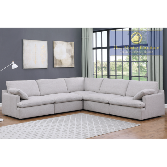 CO20 Beige 5 Pc Modular Sectional