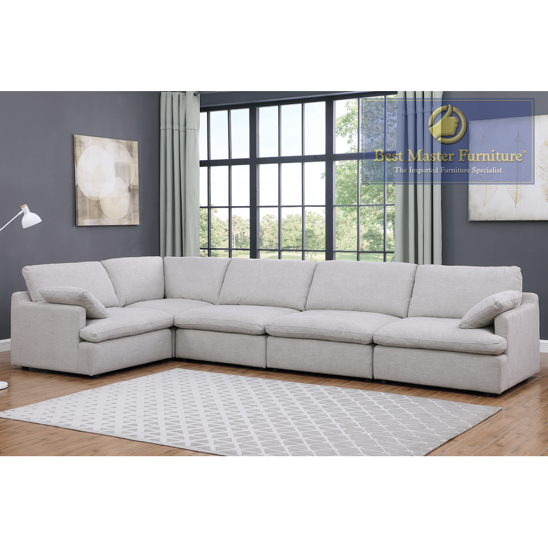 CO20 Beige 5 Pc Modular Sectional