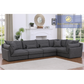 CO23 Gray 5 Pc Modular Sectional