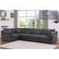 CO23 Gray 5 Pc Modular Sectional