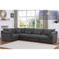 C023 Grey 5 Pc Modular Sectional