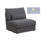 C023 Grey 5 Pc Modular Sectional