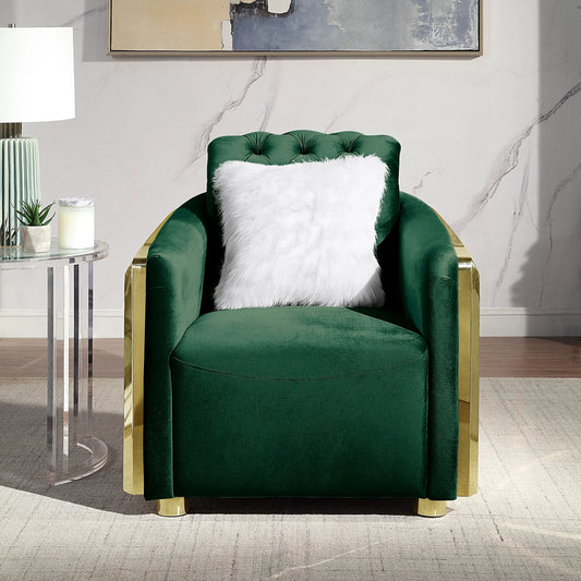Artisan Furniture 8019 Velvet Chair - 3 Colors