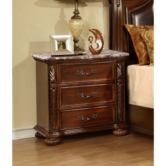 B1010 Cherry 4 Pc Bedroom Set Best Master