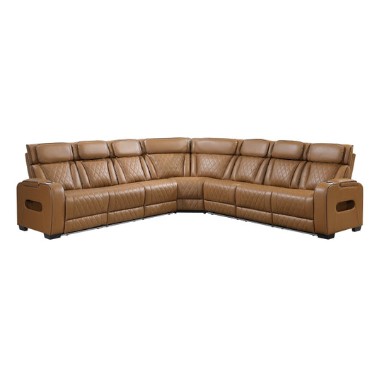 Fairway 3 Pc Power Sectional by Homelegance
