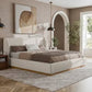 Whitman Boucle Fabric Platform Bed FM72004WH